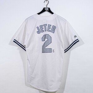 Vtg Majestic Derek Jeter NY Yankees Jersey Medium | Made in USA MLB Authentic